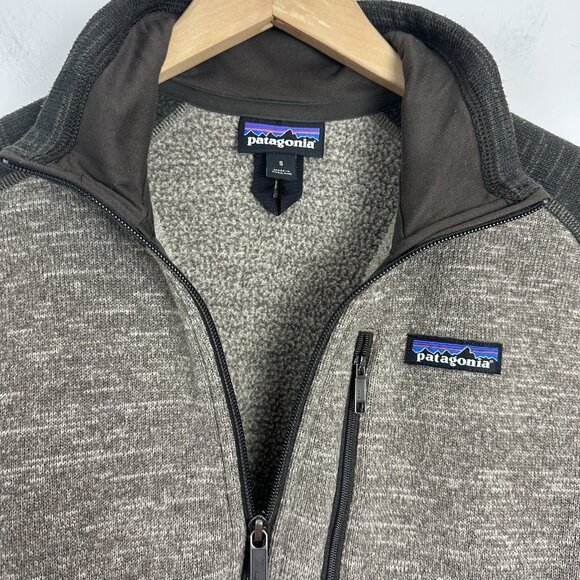 Patagonia Mens Better Sweater 1/4 Zip Fleece Pullover Jacket Size Small Walnut - Picture 3 of 11